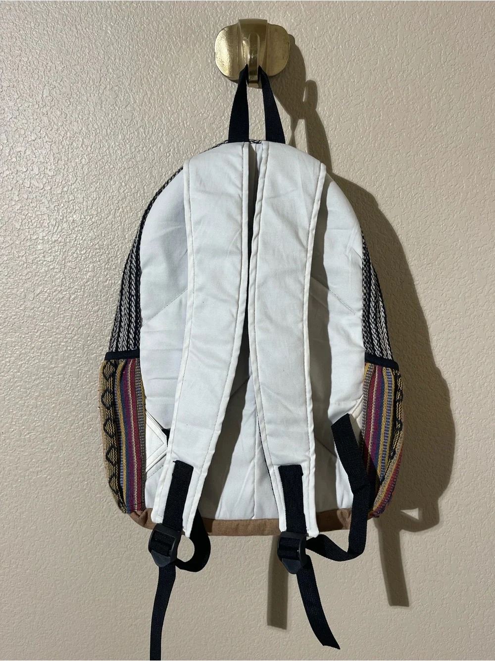 Himalayan Hemp Multicolor Woven Backpack